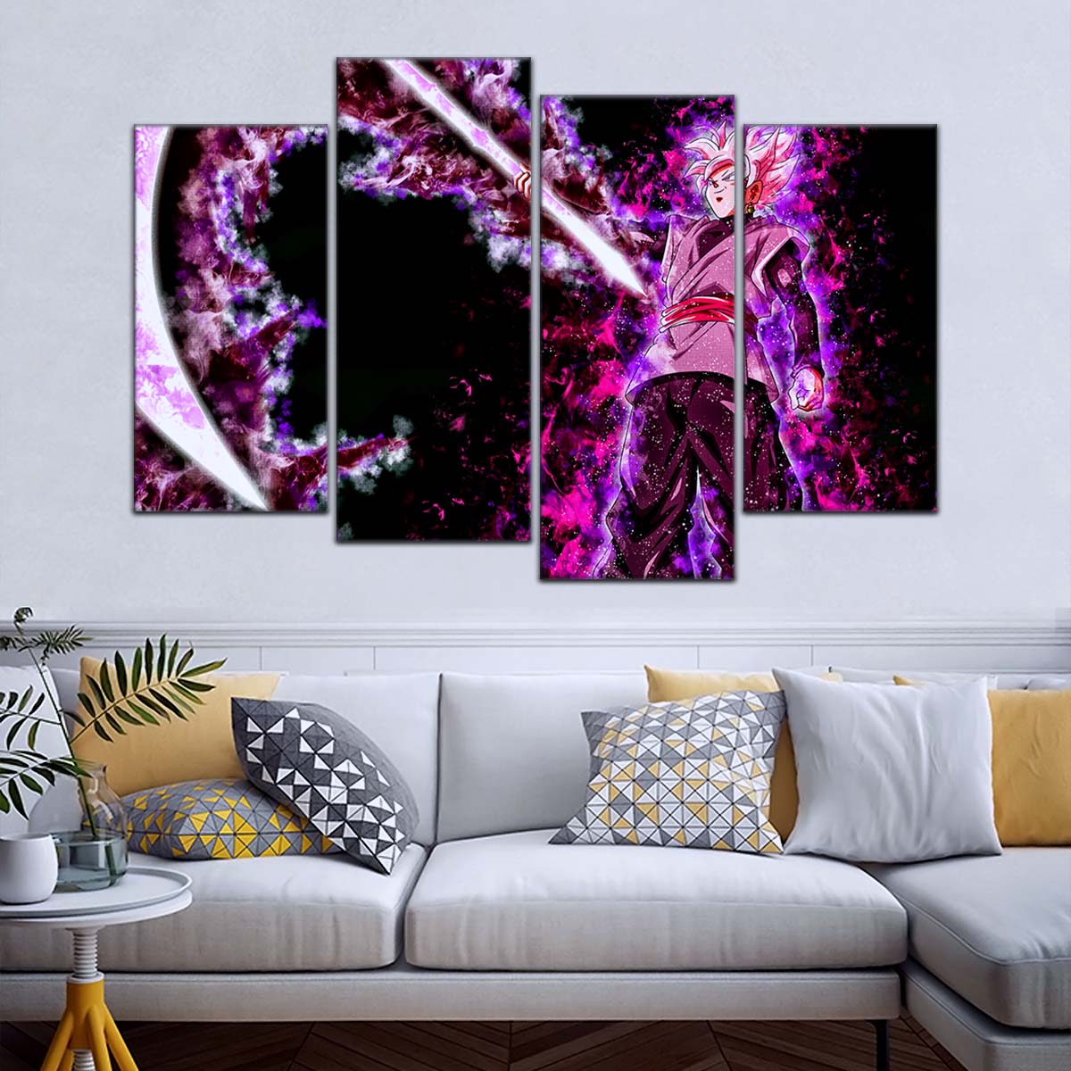 Dragon Ball Wall Art - DR5006 - Black Goku - Super Saiyan Rose - Dragon Ball Super - Dragon Ball Poster - Dragon Ball Canvas