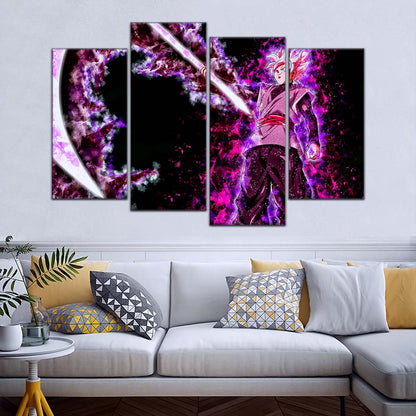 Dragon Ball Wall Art - DR5006 - Black Goku - Super Saiyan Rose - Dragon Ball Super - Dragon Ball Poster - Dragon Ball Canvas