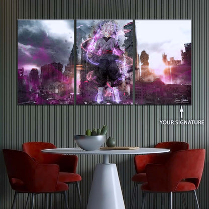 Dragon Ball Wall Art - DR5008 - Black Goku - Super Saiyan Rose - Dragon Ball Super - Dragon Ball Poster - Dragon Ball Canvas