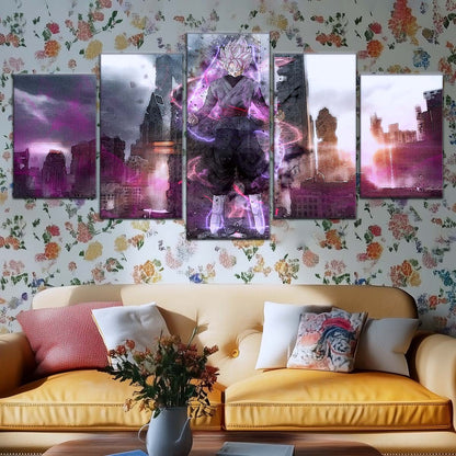 Dragon Ball Wall Art - DR5008 - Black Goku - Super Saiyan Rose - Dragon Ball Super - Dragon Ball Poster - Dragon Ball Canvas