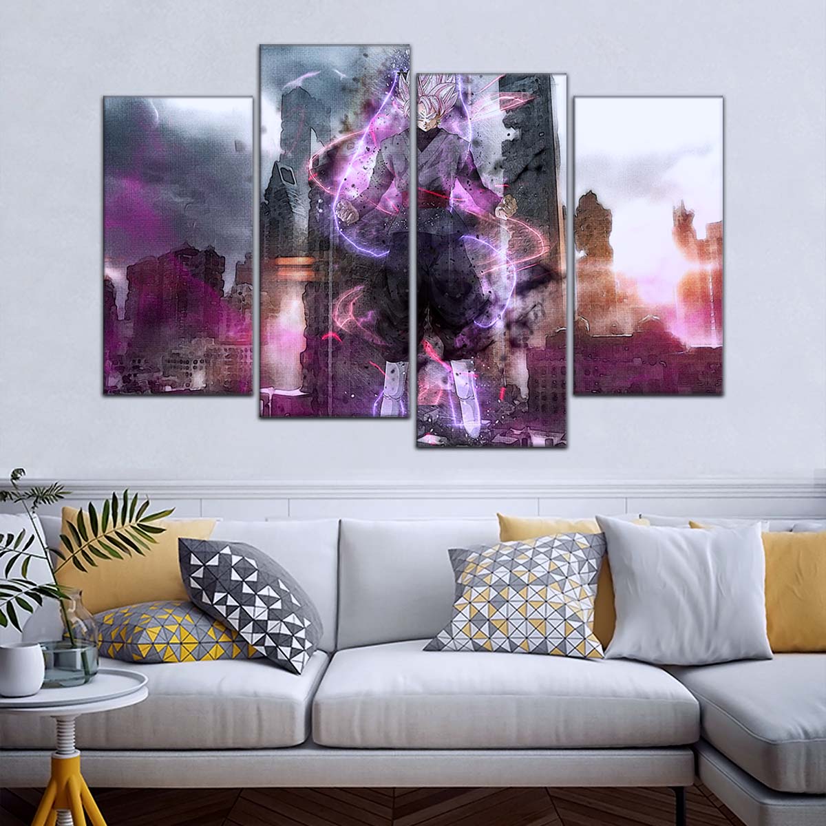 Dragon Ball Wall Art - DR5008 - Black Goku - Super Saiyan Rose - Dragon Ball Super - Dragon Ball Poster - Dragon Ball Canvas