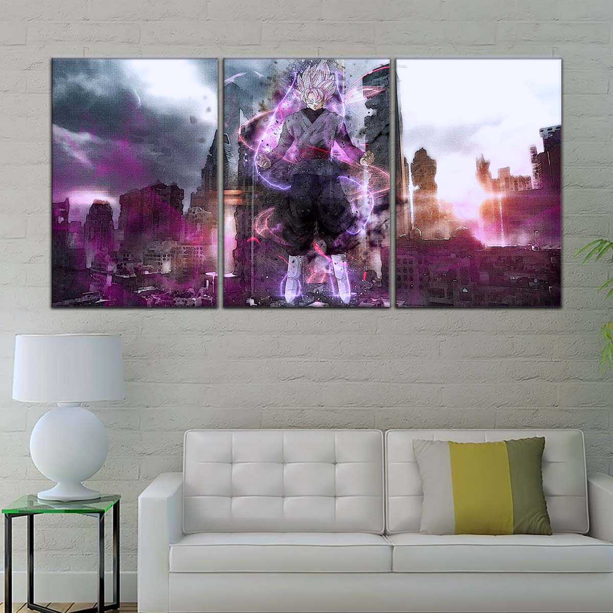 Dragon Ball Wall Art - DR5008 - Black Goku - Super Saiyan Rose - Dragon Ball Super - Dragon Ball Poster - Dragon Ball Canvas