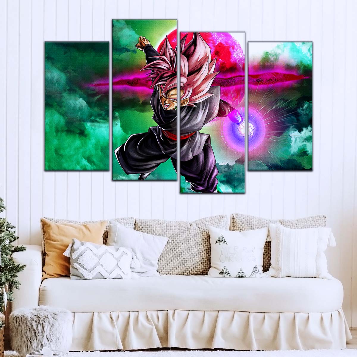 Dragon Ball Wall Art - DR5009 - Black Goku - Super Saiyan Rose - Dragon Ball Super - Dragon Ball Poster - Dragon Ball Canvas