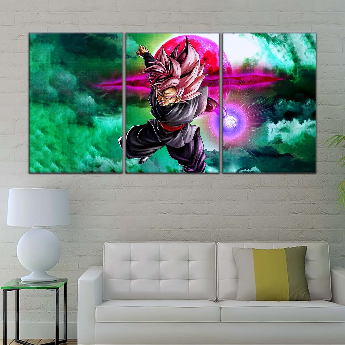 Dragon Ball Wall Art - DR5009 - Black Goku - Super Saiyan Rose - Dragon Ball Super - Dragon Ball Poster - Dragon Ball Canvas