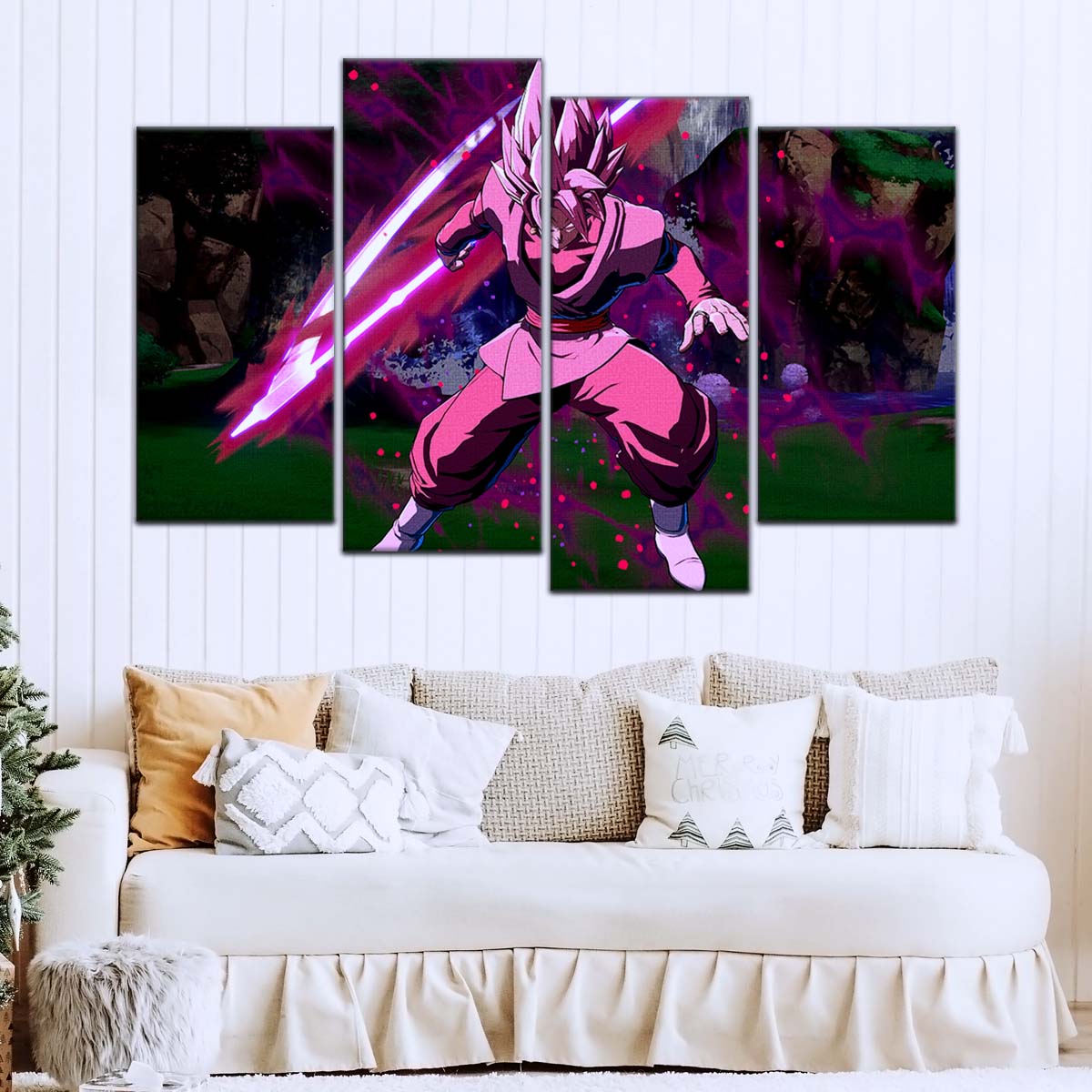 Dragon Ball Wall Art - DR5010 - Black Goku - Super Saiyan Rose - Dragon Ball Super - Dragon Ball Poster - Dragon Ball Canvas
