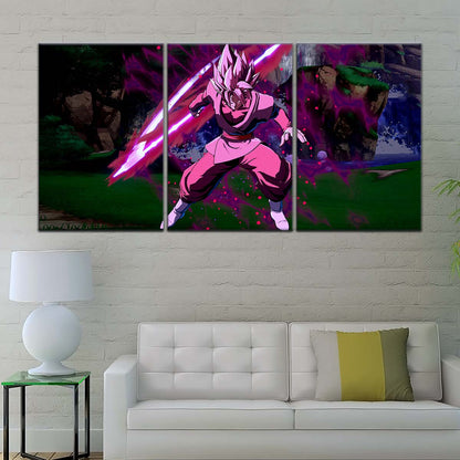 Dragon Ball Wall Art - DR5010 - Black Goku - Super Saiyan Rose - Dragon Ball Super - Dragon Ball Poster - Dragon Ball Canvas