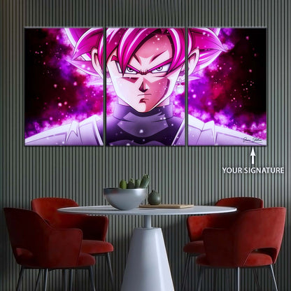Dragon Ball Wall Art - DR5011 - Black Goku - Super Saiyan Rose - Dragon Ball Super - Dragon Ball Poster - Dragon Ball Canvas