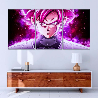 Dragon Ball Wall Art - DR5011 - Black Goku - Super Saiyan Rose - Dragon Ball Super - Dragon Ball Poster - Dragon Ball Canvas