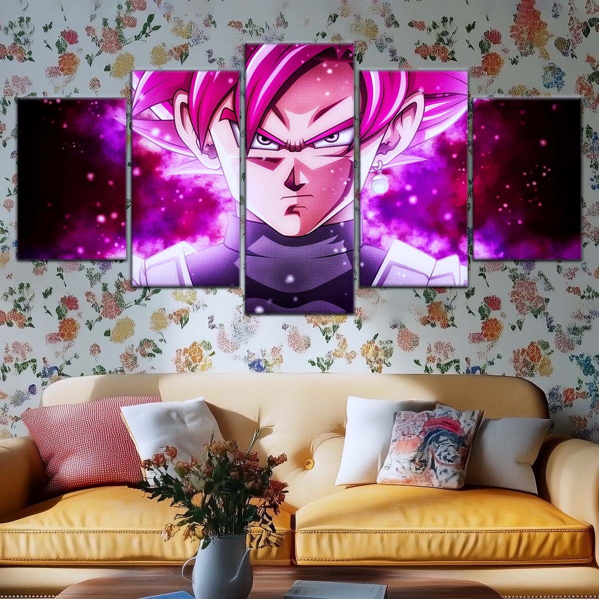 Dragon Ball Wall Art - DR5011 - Black Goku - Super Saiyan Rose - Dragon Ball Super - Dragon Ball Poster - Dragon Ball Canvas