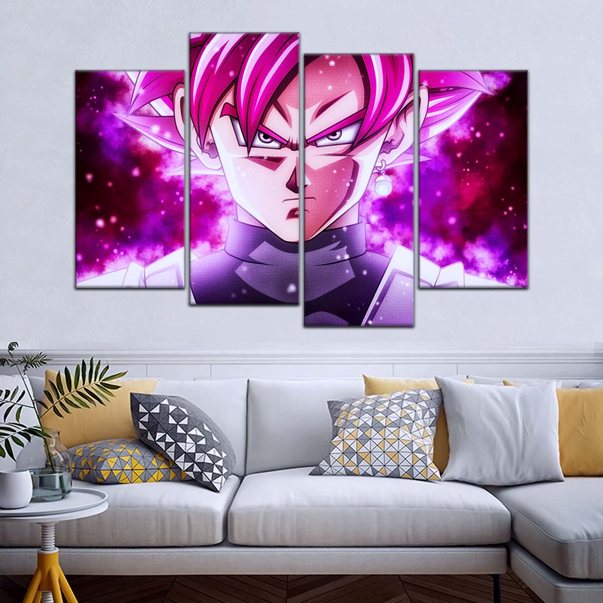 Dragon Ball Wall Art - DR5011 - Black Goku - Super Saiyan Rose - Dragon Ball Super - Dragon Ball Poster - Dragon Ball Canvas