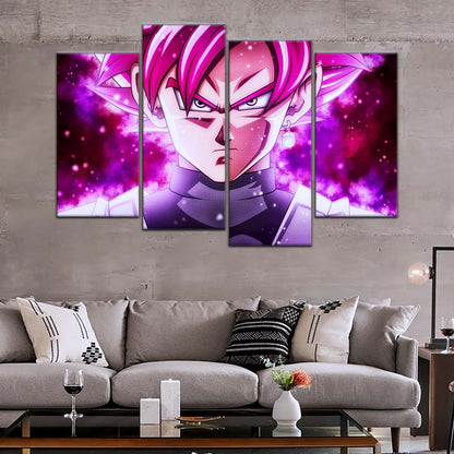 Dragon Ball Wall Art - DR5011 - Black Goku - Super Saiyan Rose - Dragon Ball Super - Dragon Ball Poster - Dragon Ball Canvas