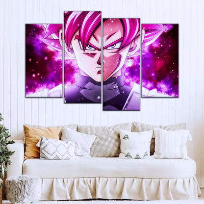 Dragon Ball Wall Art - DR5011 - Black Goku - Super Saiyan Rose - Dragon Ball Super - Dragon Ball Poster - Dragon Ball Canvas