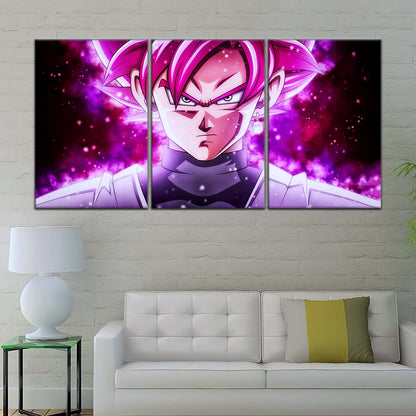 Dragon Ball Wall Art - DR5011 - Black Goku - Super Saiyan Rose - Dragon Ball Super - Dragon Ball Poster - Dragon Ball Canvas