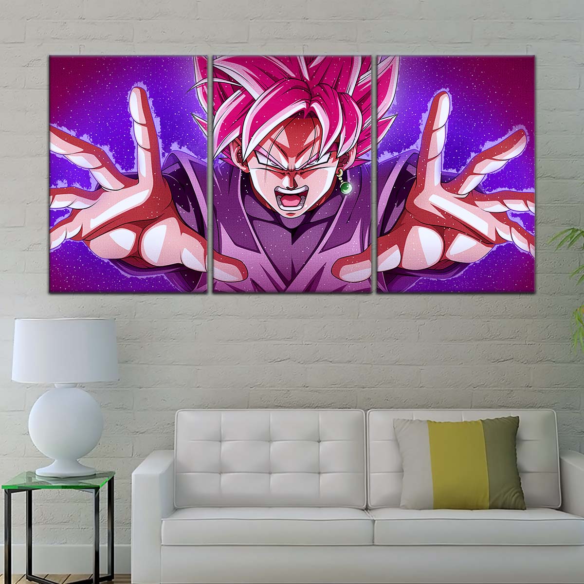 Dragon Ball Wall Art - DR5012 - Black Goku - Super Saiyan Rose - This World Is Mine - Dragon Ball Super - Dragon Ball Poster - Dragon Ball Canvas