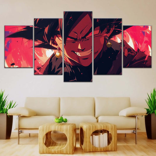 Dragon Ball Wall Art - DR5013 - Black Goku Fury - Dragon Ball Super - Dragon Ball Poster - Dragon Ball Canvas