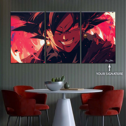 Dragon Ball Wall Art - DR5013 - Black Goku Fury - Dragon Ball Super - Dragon Ball Poster - Dragon Ball Canvas