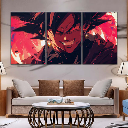 Dragon Ball Wall Art - DR5013 - Black Goku Fury - Dragon Ball Super - Dragon Ball Poster - Dragon Ball Canvas