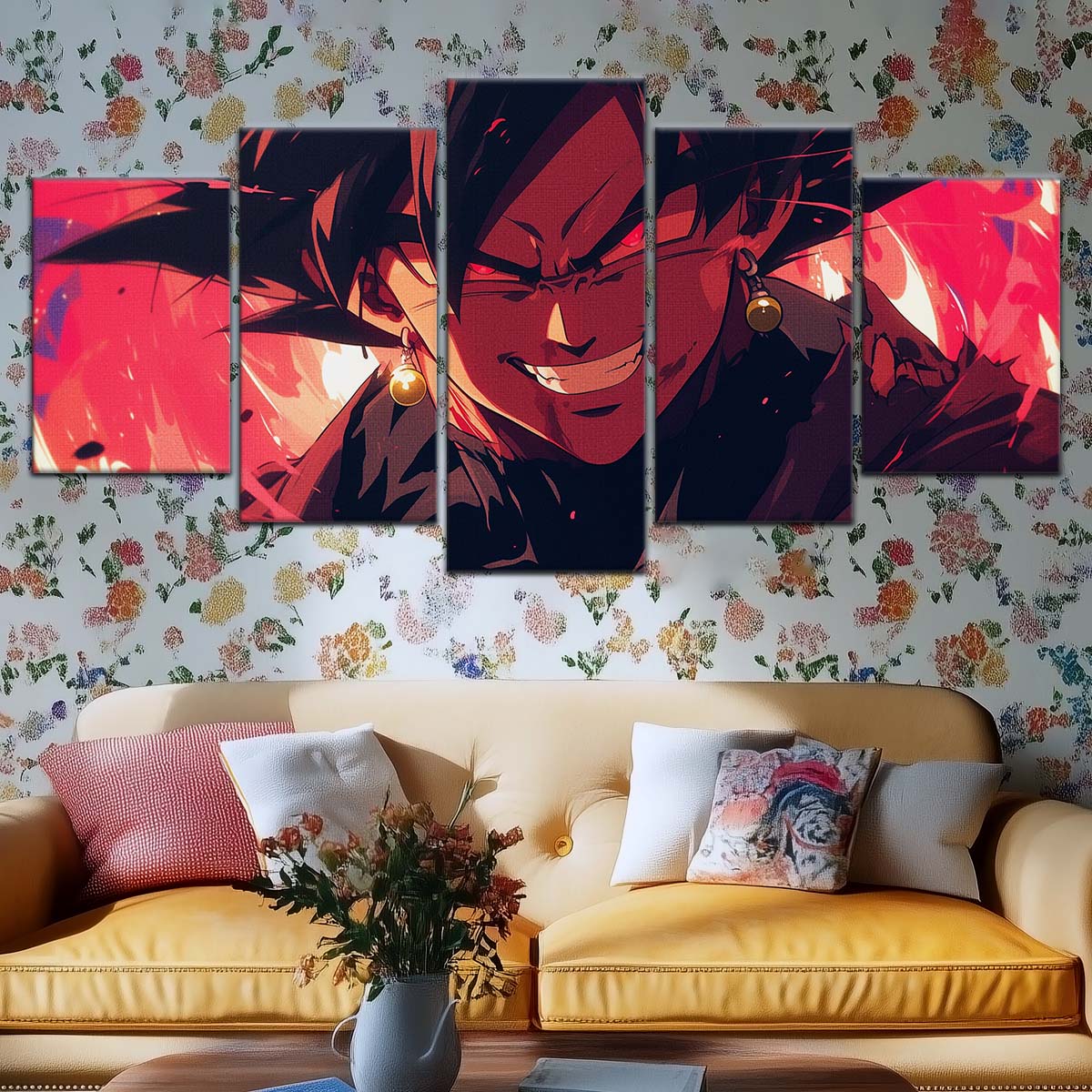 Dragon Ball Wall Art - DR5013 - Black Goku Fury - Dragon Ball Super - Dragon Ball Poster - Dragon Ball Canvas