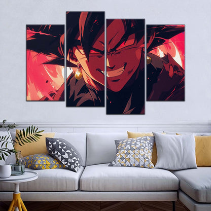 Dragon Ball Wall Art - DR5013 - Black Goku Fury - Dragon Ball Super - Dragon Ball Poster - Dragon Ball Canvas