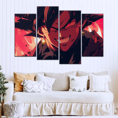 Dragon Ball Wall Art - DR5013 - Black Goku Fury - Dragon Ball Super - Dragon Ball Poster - Dragon Ball Canvas