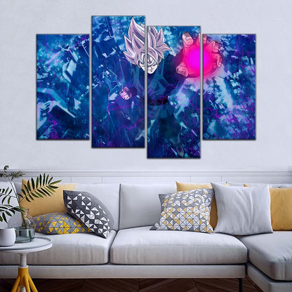 Dragon Ball Wall Art - DR5014 - Black Goku - Super Saiyan Rose - This World Is Mine - Dragon Ball Super - Dragon Ball Poster - Dragon Ball Canvas