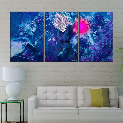 Dragon Ball Wall Art - DR5014 - Black Goku - Super Saiyan Rose - This World Is Mine - Dragon Ball Super - Dragon Ball Poster - Dragon Ball Canvas