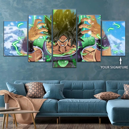 Dragon Ball Wall Art - DR5016 - Broly Unleashed - Dragon Ball Super - Dragon Ball Poster - Dragon Ball Canvas
