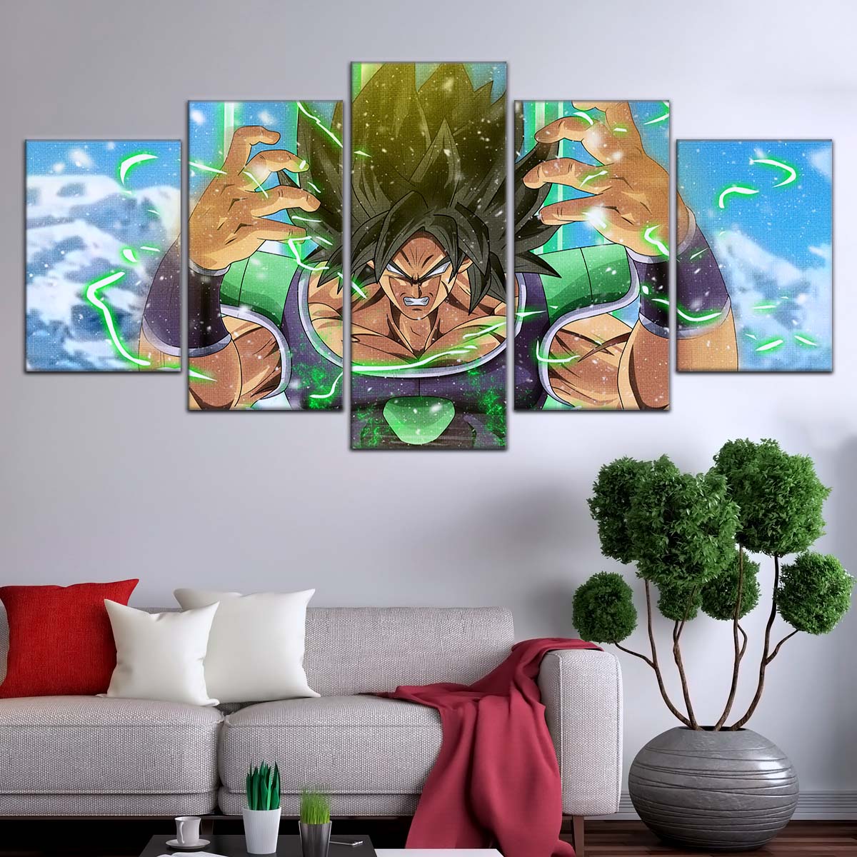 Dragon Ball Wall Art - DR5016 - Broly Unleashed - Dragon Ball Super - Dragon Ball Poster - Dragon Ball Canvas