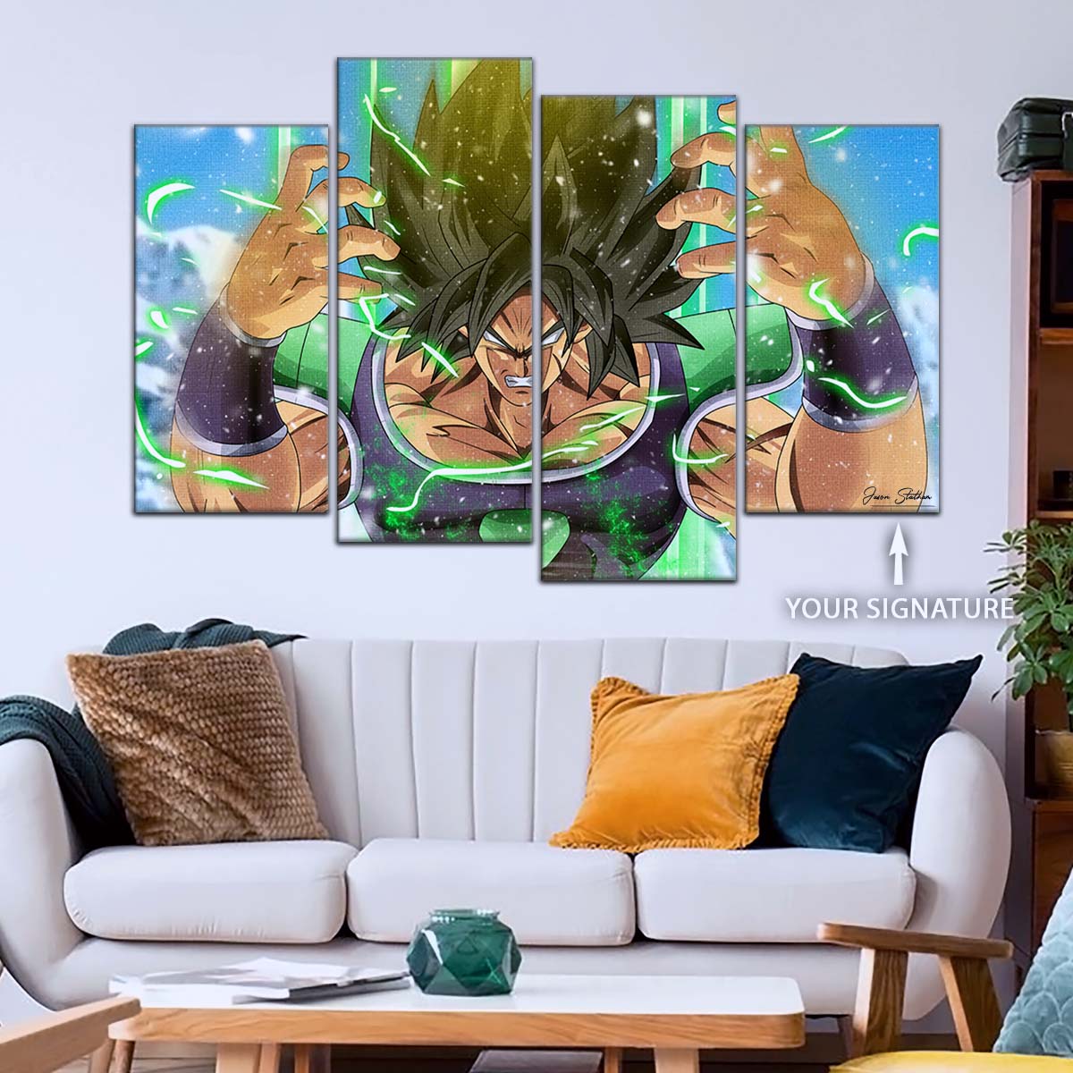 Dragon Ball Wall Art - DR5016 - Broly Unleashed - Dragon Ball Super - Dragon Ball Poster - Dragon Ball Canvas
