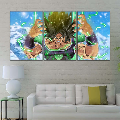 Dragon Ball Wall Art - DR5016 - Broly Unleashed - Dragon Ball Super - Dragon Ball Poster - Dragon Ball Canvas
