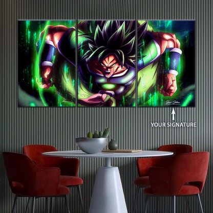 Dragon Ball Wall Art - DR5017 - Broly Unleashed - Dragon Ball Super - Dragon Ball Poster - Dragon Ball Canvas