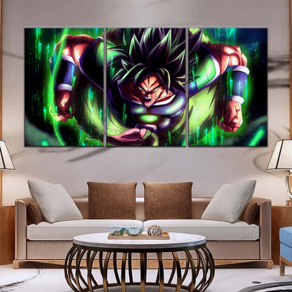 Dragon Ball Wall Art - DR5017 - Broly Unleashed - Dragon Ball Super - Dragon Ball Poster - Dragon Ball Canvas