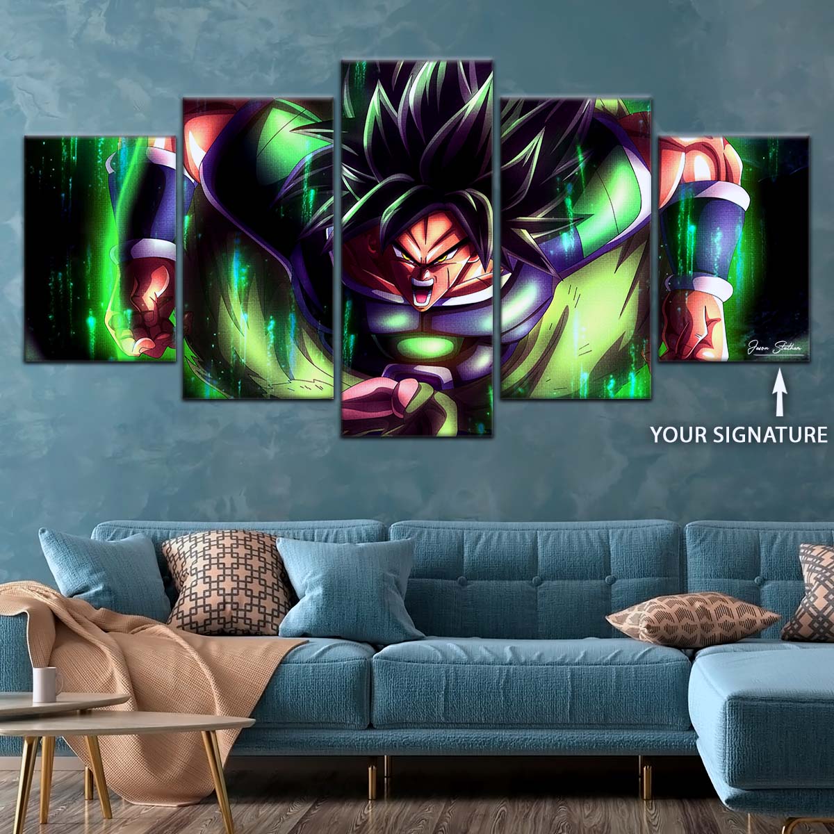 Dragon Ball Wall Art - DR5017 - Broly Unleashed - Dragon Ball Super - Dragon Ball Poster - Dragon Ball Canvas