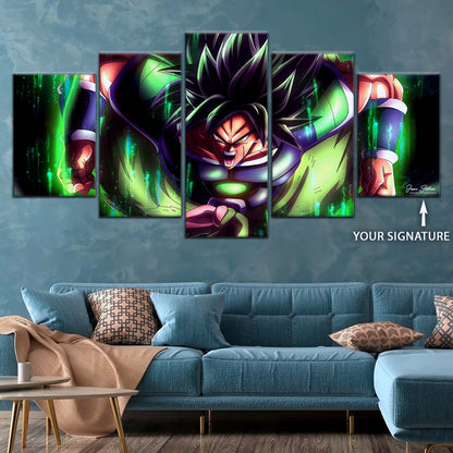 Dragon Ball Wall Art - DR5017 - Broly Unleashed - Dragon Ball Super - Dragon Ball Poster - Dragon Ball Canvas
