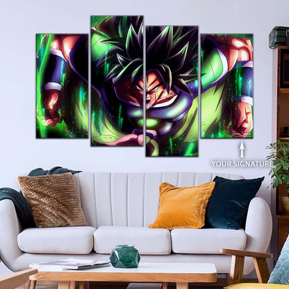 Dragon Ball Wall Art - DR5017 - Broly Unleashed - Dragon Ball Super - Dragon Ball Poster - Dragon Ball Canvas