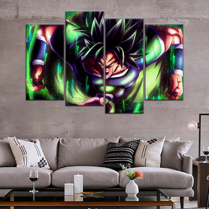 Dragon Ball Wall Art - DR5017 - Broly Unleashed - Dragon Ball Super - Dragon Ball Poster - Dragon Ball Canvas