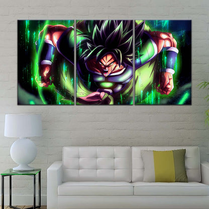 Dragon Ball Wall Art - DR5017 - Broly Unleashed - Dragon Ball Super - Dragon Ball Poster - Dragon Ball Canvas