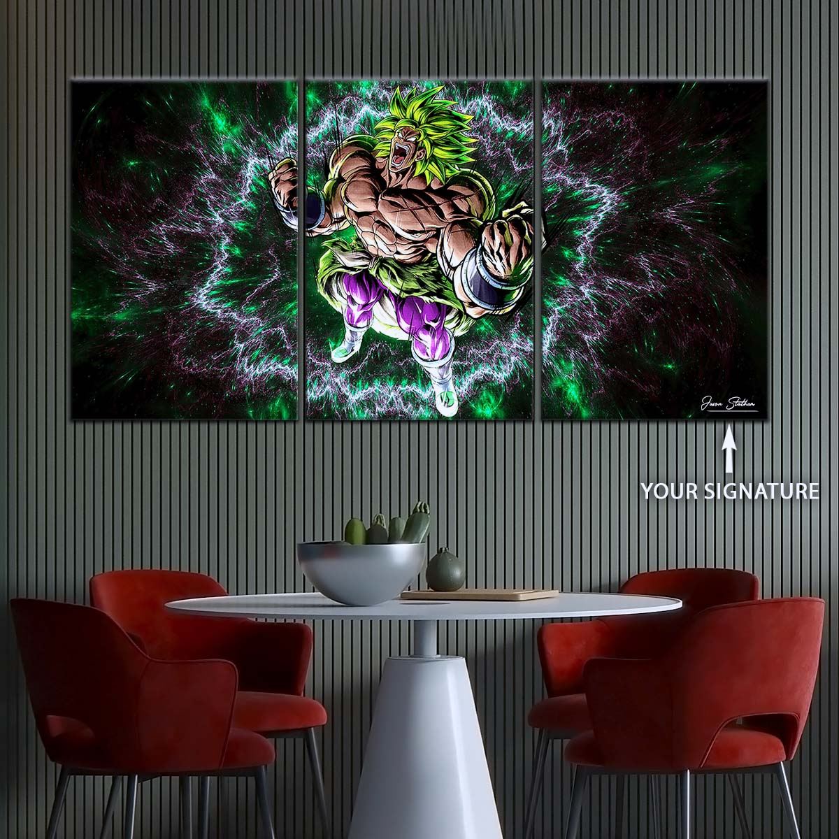 Dragon Ball Wall Art - DR5018 - Broly Unleashed - Dragon Ball Super - Dragon Ball Poster - Dragon Ball Canvas