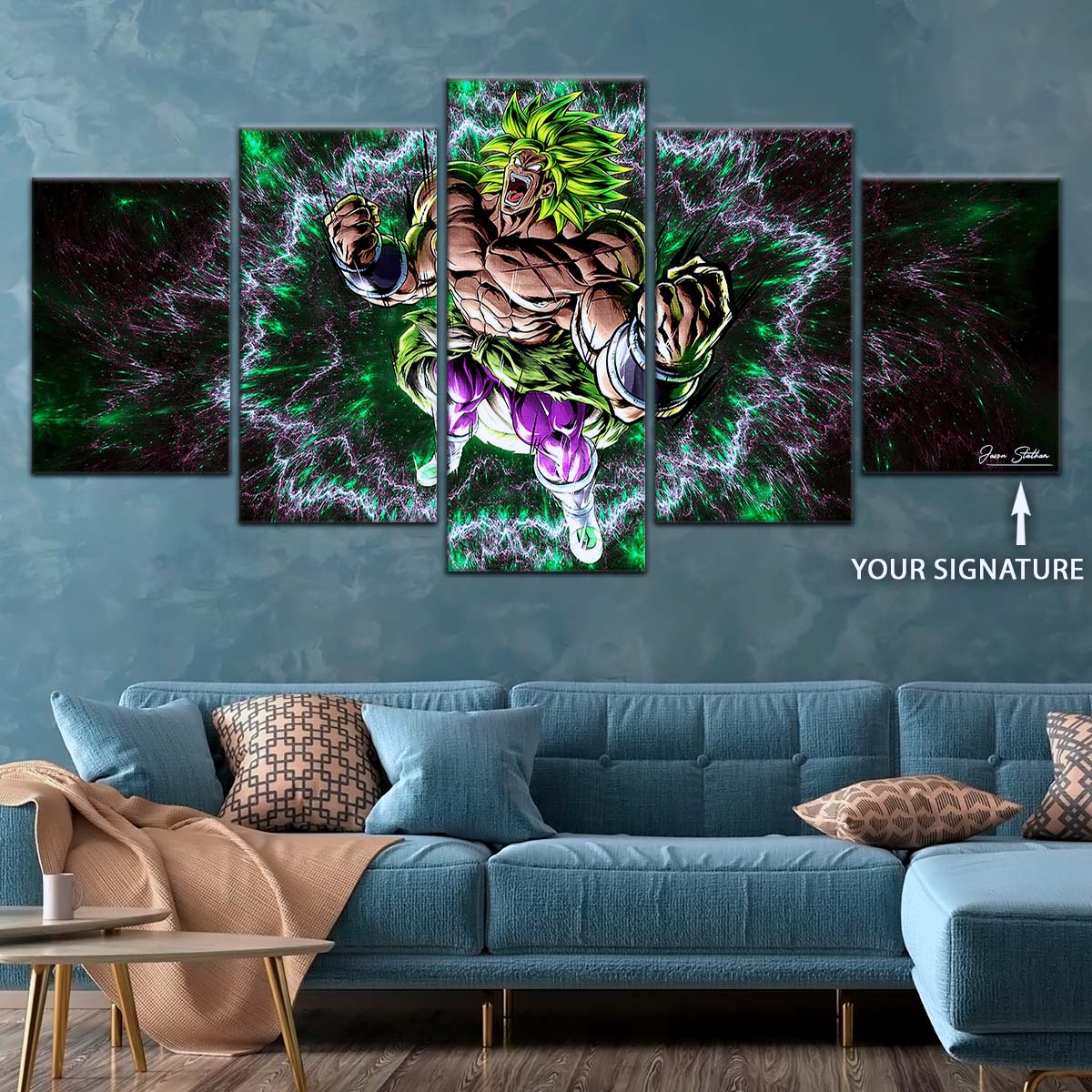 Dragon Ball Wall Art - DR5018 - Broly Unleashed - Dragon Ball Super - Dragon Ball Poster - Dragon Ball Canvas