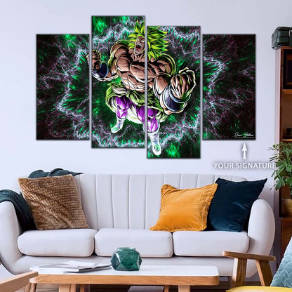 Dragon Ball Wall Art - DR5018 - Broly Unleashed - Dragon Ball Super - Dragon Ball Poster - Dragon Ball Canvas