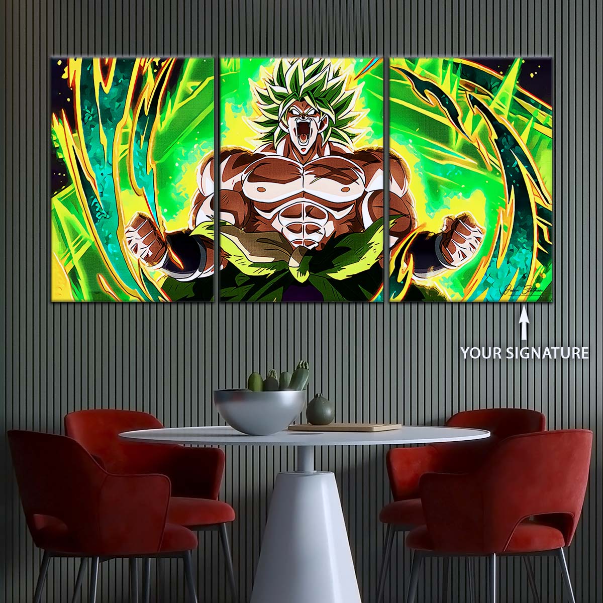 Dragon Ball Wall Art - DR5019 - Broly Unleashed - Dragon Ball Super - Dragon Ball Poster - Dragon Ball Canvas