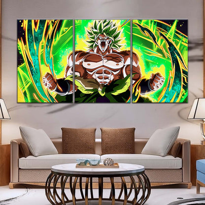 Dragon Ball Wall Art - DR5019 - Broly Unleashed - Dragon Ball Super - Dragon Ball Poster - Dragon Ball Canvas