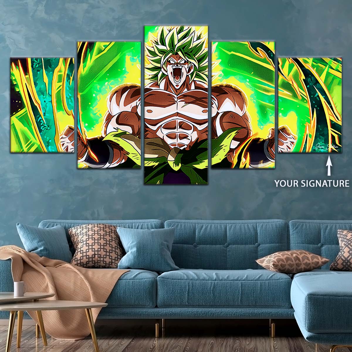 Dragon Ball Wall Art - DR5019 - Broly Unleashed - Dragon Ball Super - Dragon Ball Poster - Dragon Ball Canvas
