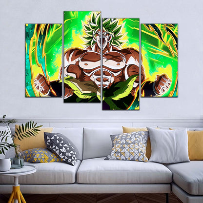 Dragon Ball Wall Art - DR5019 - Broly Unleashed - Dragon Ball Super - Dragon Ball Poster - Dragon Ball Canvas