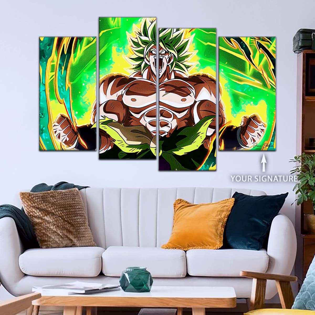 Dragon Ball Wall Art - DR5019 - Broly Unleashed - Dragon Ball Super - Dragon Ball Poster - Dragon Ball Canvas