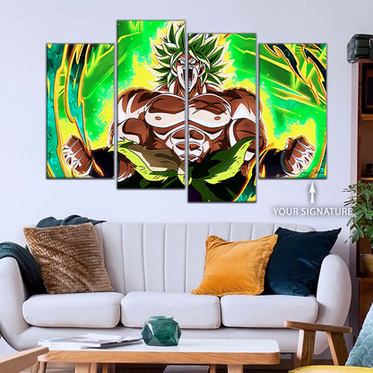 Dragon Ball Wall Art - DR5019 - Broly Unleashed - Dragon Ball Super - Dragon Ball Poster - Dragon Ball Canvas