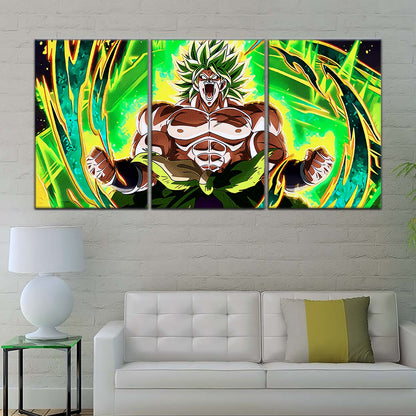 Dragon Ball Wall Art - DR5019 - Broly Unleashed - Dragon Ball Super - Dragon Ball Poster - Dragon Ball Canvas