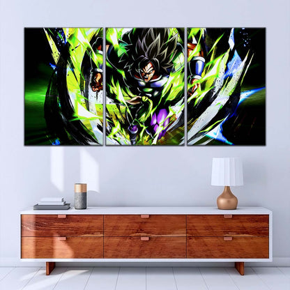 Dragon Ball Wall Art - DR5020 - Broly Unleashed - Dragon Ball Super - Dragon Ball Poster - Dragon Ball Canvas