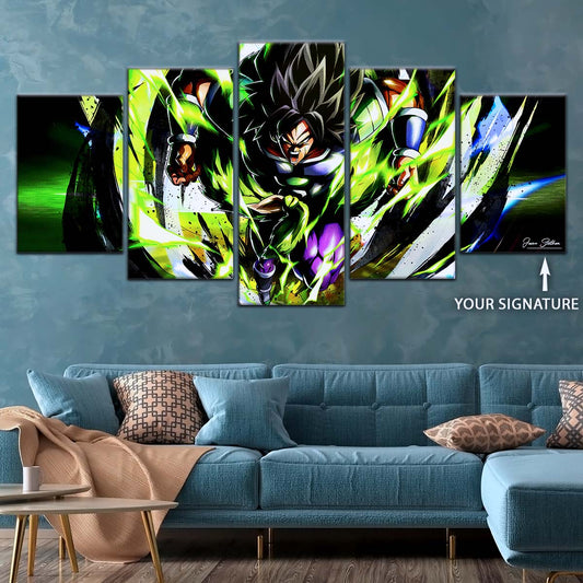 Dragon Ball Wall Art - DR5020 - Broly Unleashed - Dragon Ball Super - Dragon Ball Poster - Dragon Ball Canvas