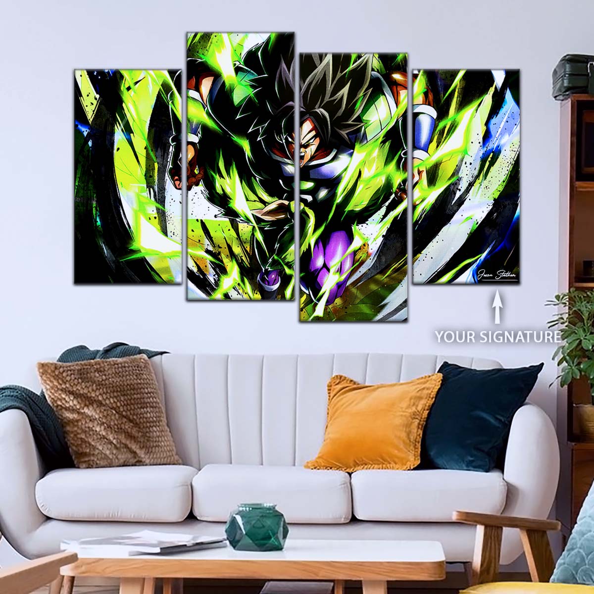 Dragon Ball Wall Art - DR5020 - Broly Unleashed - Dragon Ball Super - Dragon Ball Poster - Dragon Ball Canvas